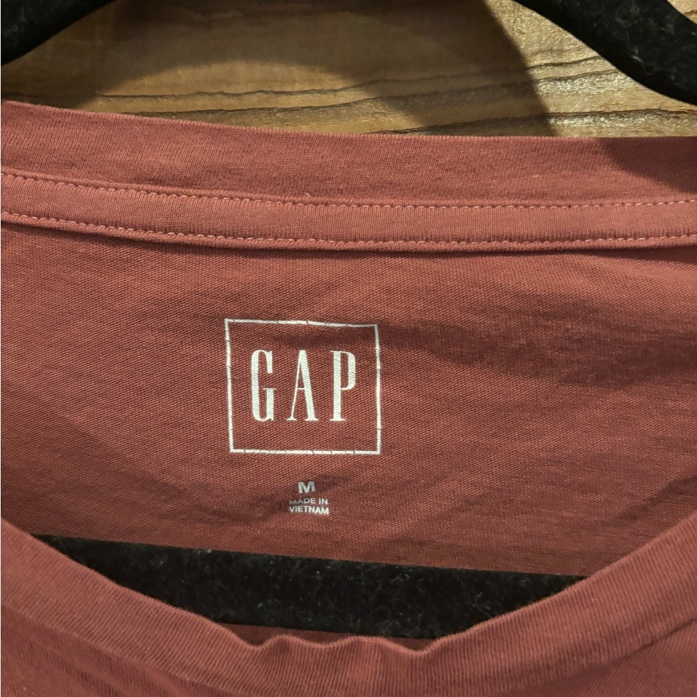 GAP Brick Red Crew Neck Tee